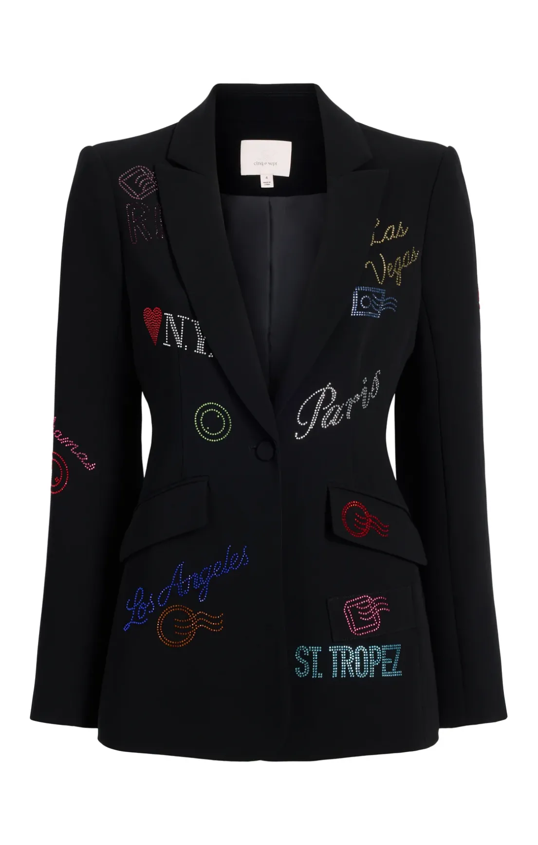 Around The World Embellished Cheyenne Blazer