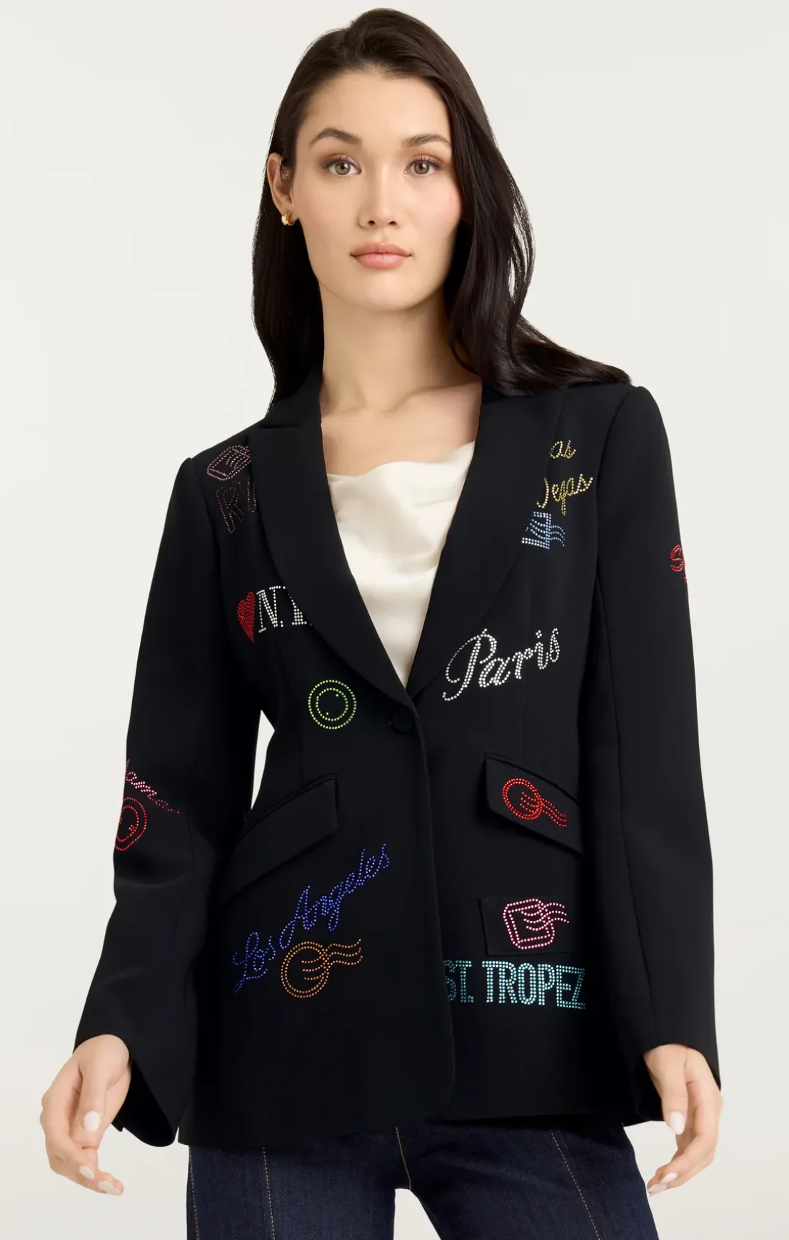Around The World Embellished Cheyenne Blazer