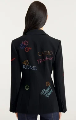 Around The World Embellished Cheyenne Blazer
