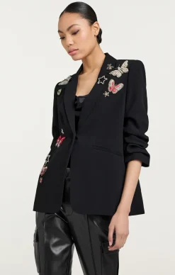 Butterfly Embellished Kylie Jacket