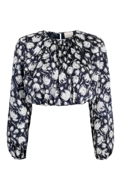 Graphic Floral Kamala Top