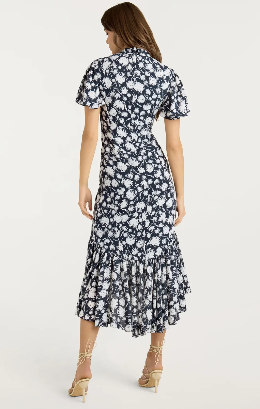 Graphic Floral Peeta Dress