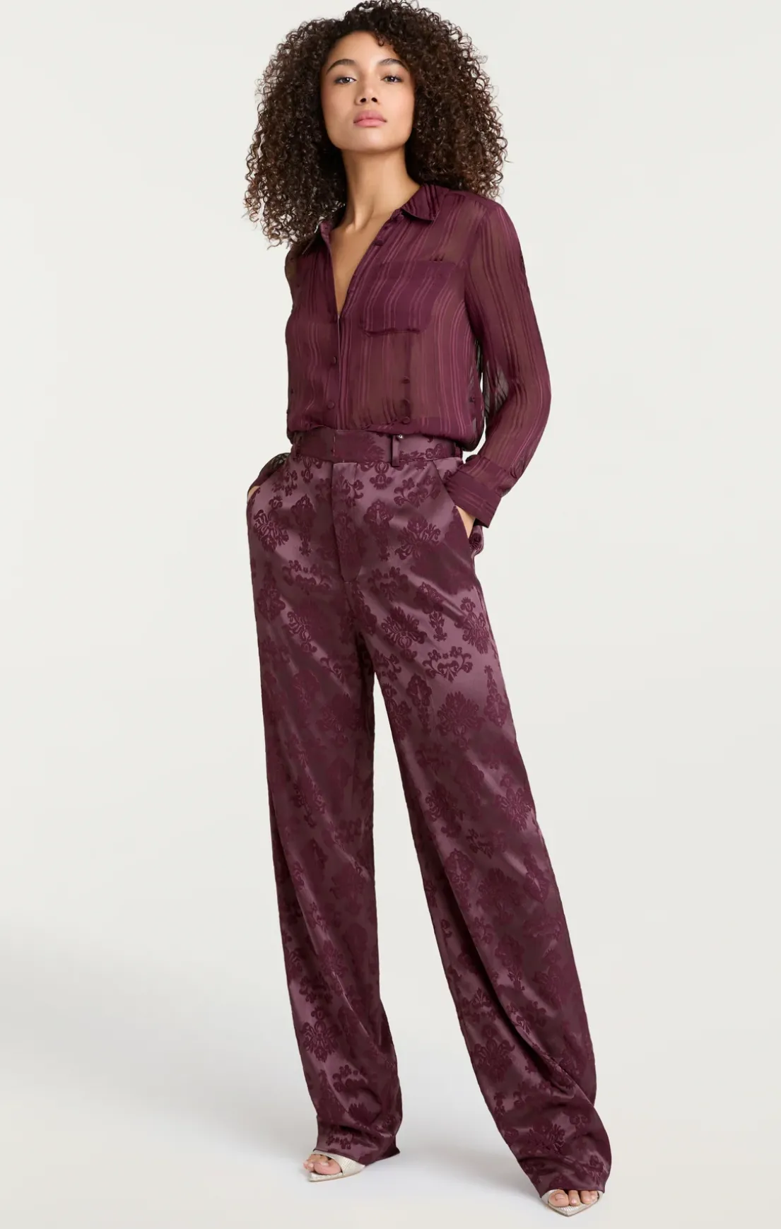 Jacquard Collins Pant