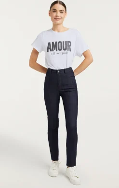 Rhinestone Amour Sil Vous Plait Tee