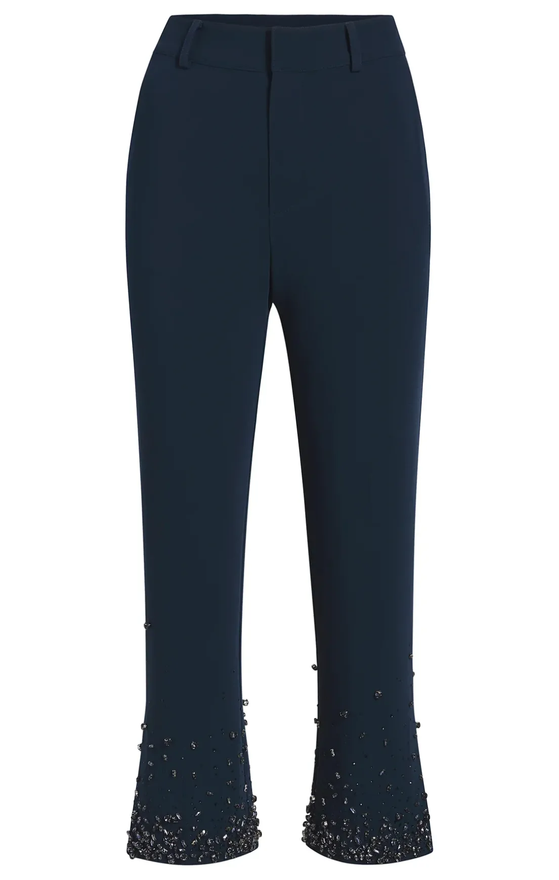 Rhinestone Crackle Cropped Kerry Pant