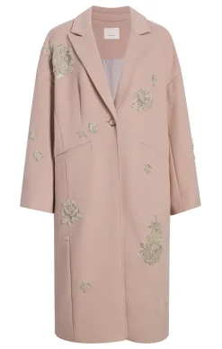 Rose Embellished Gravis Coat