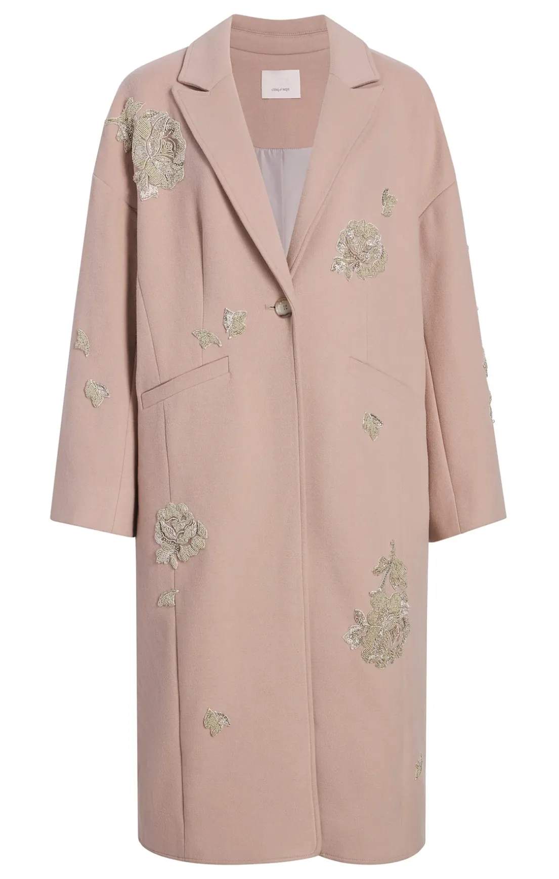 Rose Embellished Gravis Coat